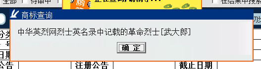 “武大郎”商標因烈士被駁回？烈士姓名禁用商標